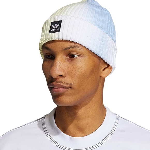Urban Outfitters-adidas Originals Blue Pulse Yellow
Colorwash Beanie - Picture 1 of 6
